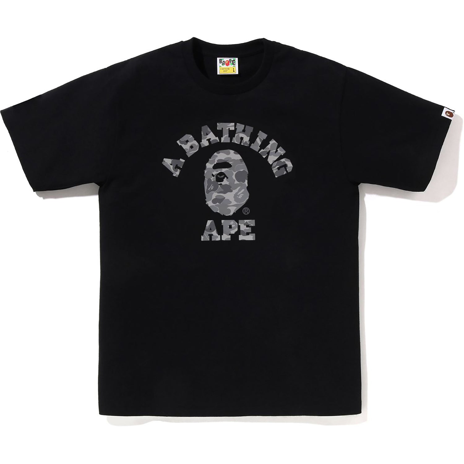 ABC CAMO REFLECTIVE ON COLLEGE TEE MENS